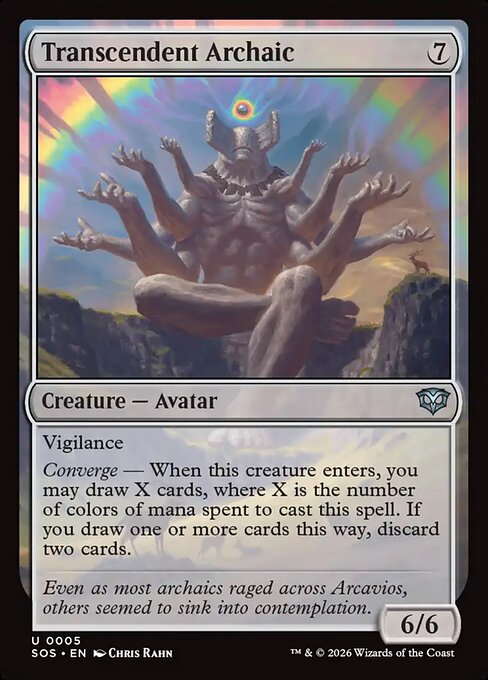 Transcendent Archaic - Magic: The Gathering SOS #5