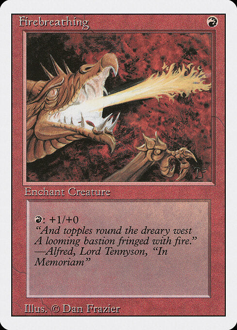 Firebreathing - Magic: The Gathering 3ED #151