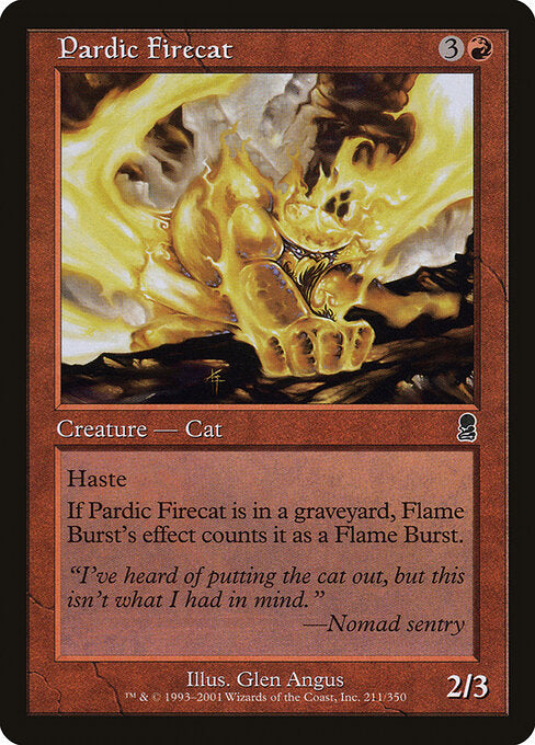 Pardic Firecat - Magic: The Gathering ODY #211