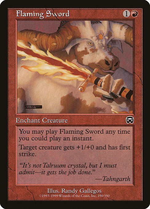 Flaming Sword Mercadian Masques MMQ