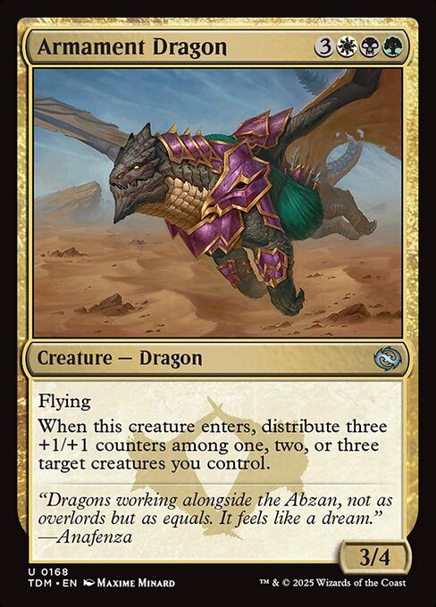 Armament Dragon - Magic: The Gathering TDM #168