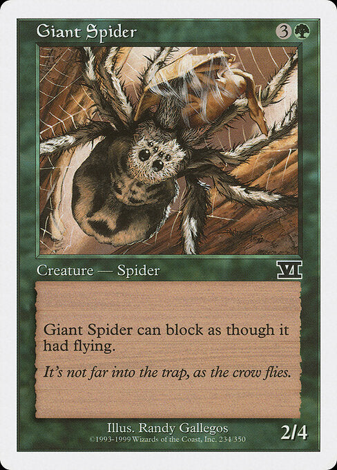 Giant Spider - Magic: The Gathering 6ED #234