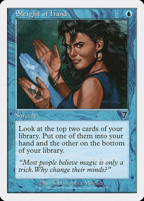 Sleight of Hand - Magic: The Gathering 7ED #98