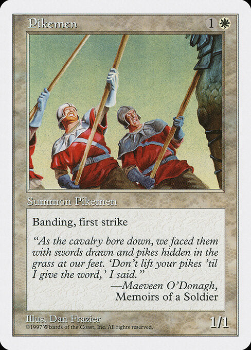 Pikemen - Magic: The Gathering 5ED #52
