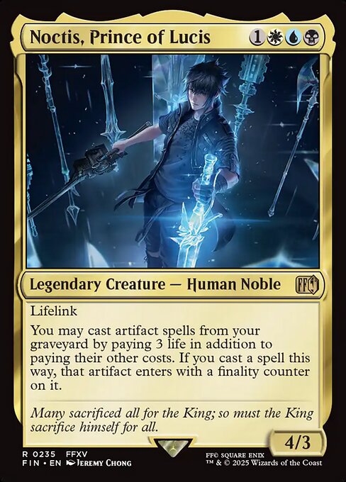 Noctis, Prince of Lucis - Magic: The Gathering FIN #235