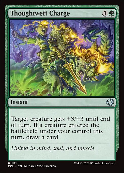 Thoughtweft Charge - Magic: The Gathering ECL #198
