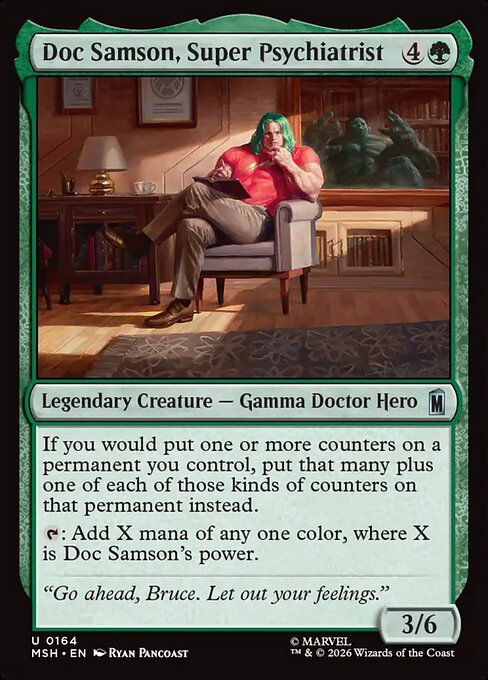 Doc Samson, Super Psychiatrist - Magic: The Gathering MSH #164