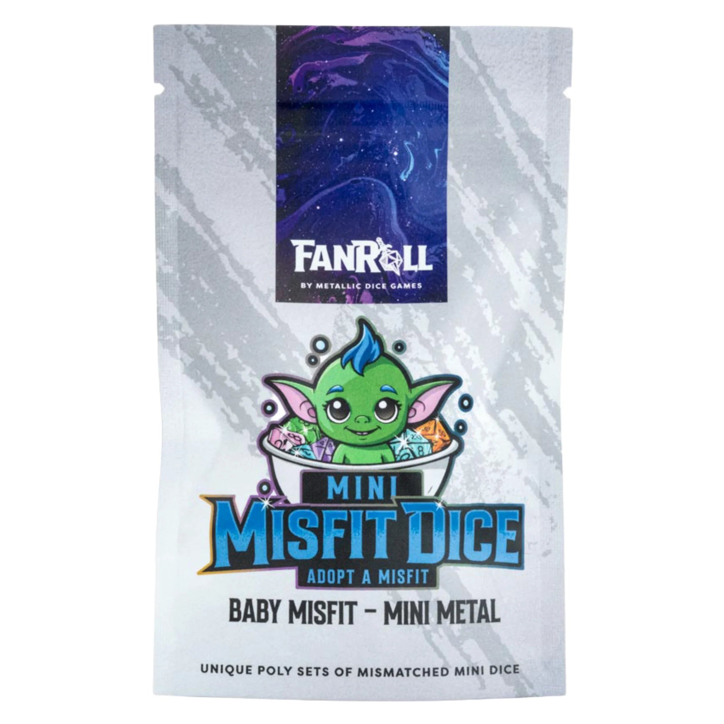 Mystery Misfit Mini Metal Dice Set