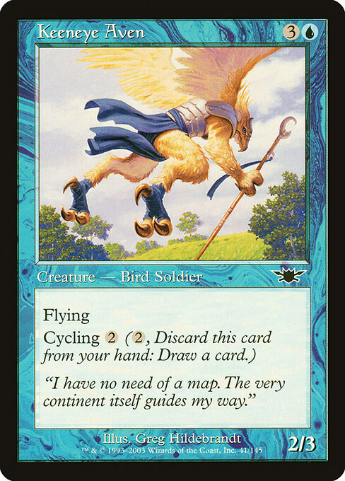 Keeneye Aven - Magic: The Gathering LGN #41