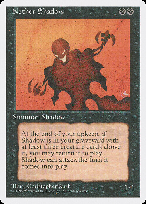 Nether Shadow - Magic: The Gathering 4ED #149
