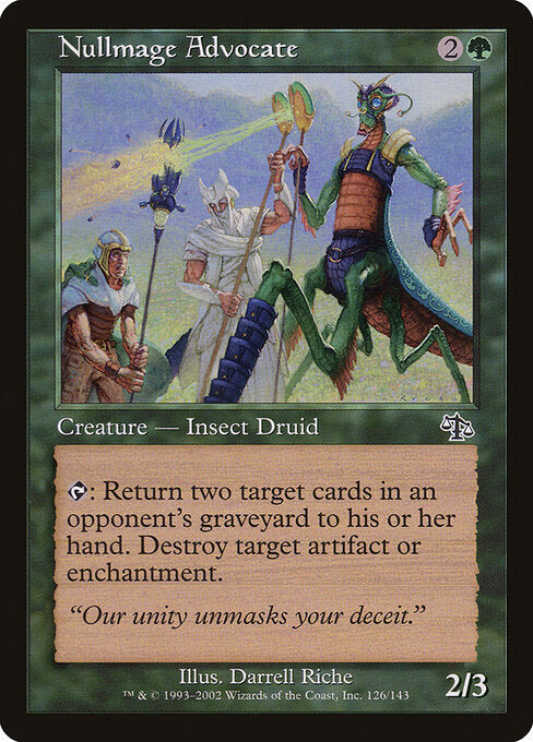 Nullmage Advocate - Magic: The Gathering JUD #126