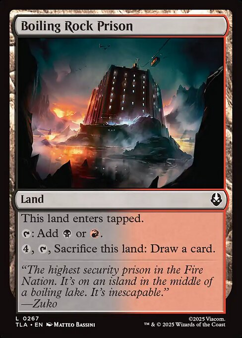 Boiling Rock Prison - Magic: The Gathering TLA #267