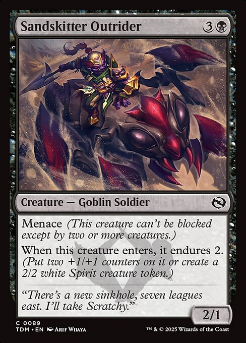 Sandskitter Outrider - Magic: The Gathering TDM #89