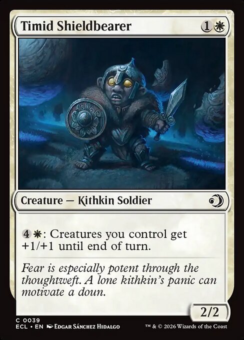 Timid Shieldbearer - Magic: The Gathering ECL #39