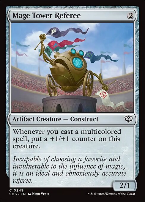 Mage Tower Referee - Magic: The Gathering SOS #249