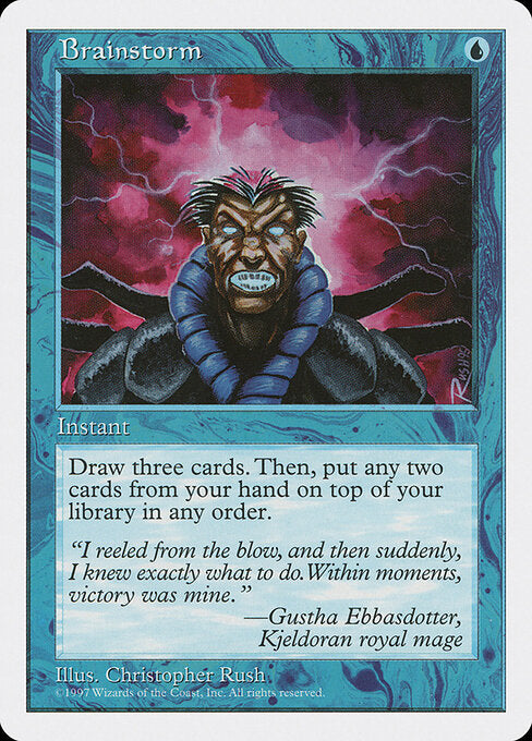 Brainstorm - Magic: The Gathering 5ED #76