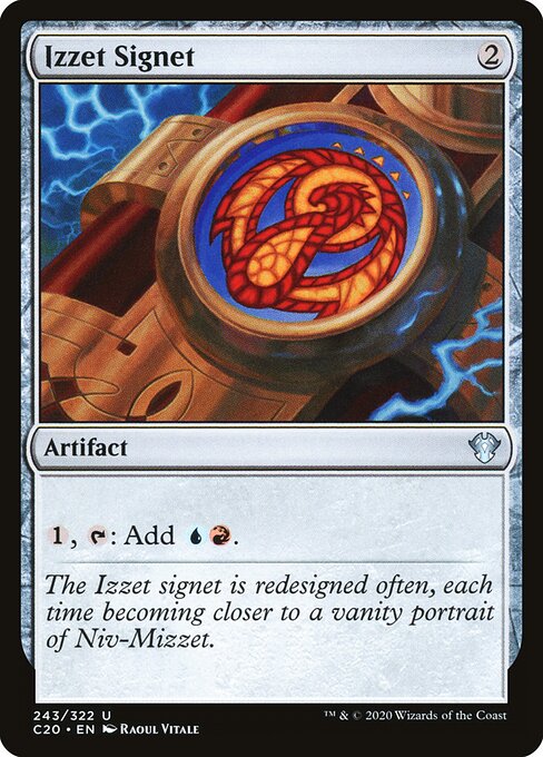 Izzet Signet - Magic: The Gathering C20 #243