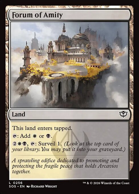 Forum of Amity - Magic: The Gathering SOS #256