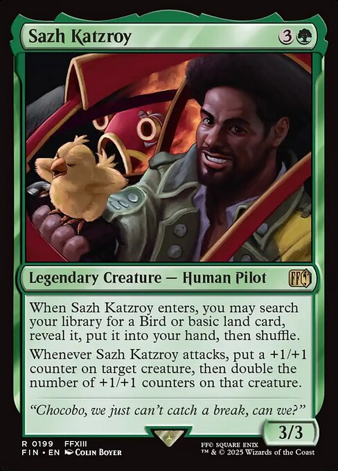 Sazh Katzroy - Magic: The Gathering FIN #199