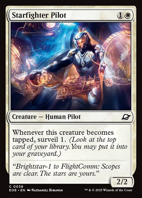 Starfighter Pilot - Magic: The Gathering EOE #38