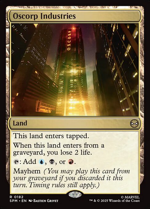 Oscorp Industries - Magic: The Gathering SPM #182