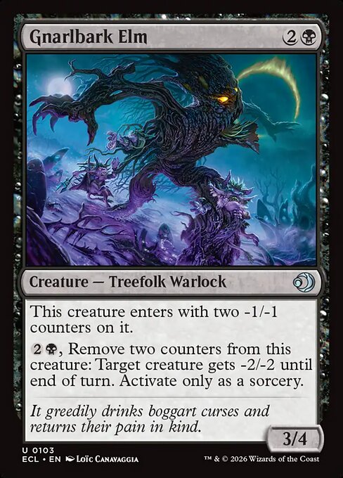 Gnarlbark Elm - Magic: The Gathering ECL #103