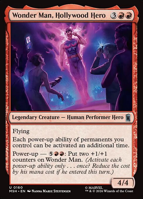 Wonder Man, Hollywood Hero - Magic: The Gathering MSH #160