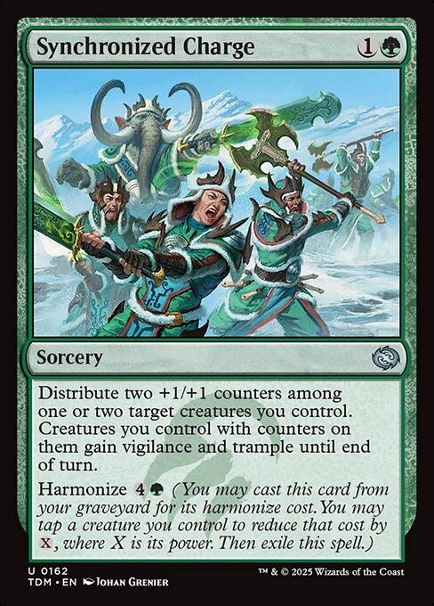 Synchronized Charge - Magic: The Gathering TDM #162