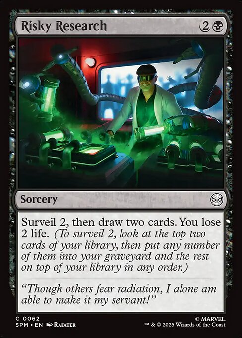 Risky Research - Magic: The Gathering SPM #62