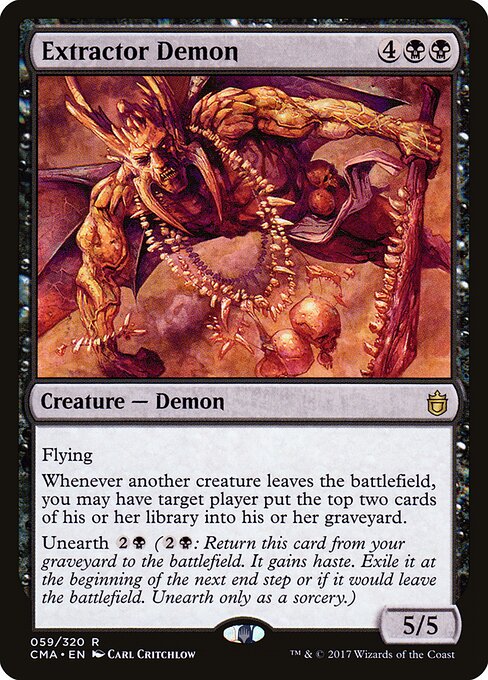 Extractor Demon - Magic: The Gathering CMA #59