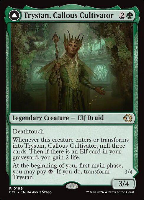 Trystan, Callous Cultivator // Trystan, Penitent Culler - Magic: The Gathering ECL #199