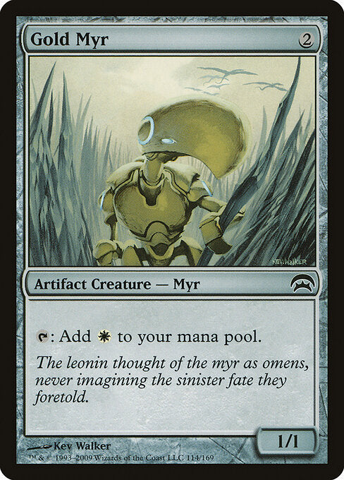 Gold Myr - Magic: The Gathering HOP #114