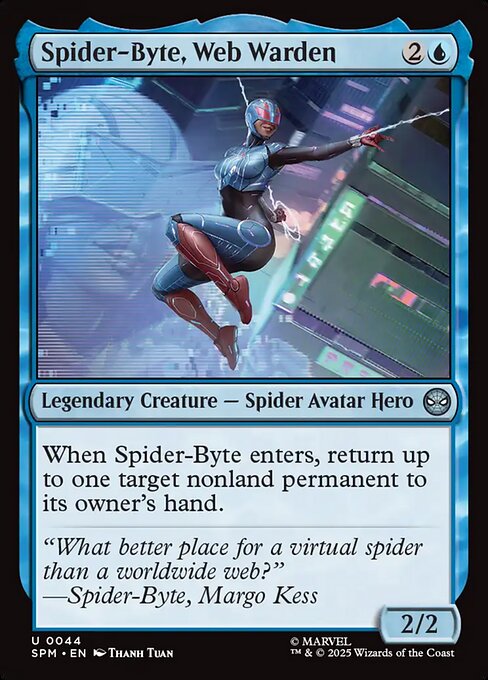 Spider-Byte, Web Warden - Magic: The Gathering SPM #44