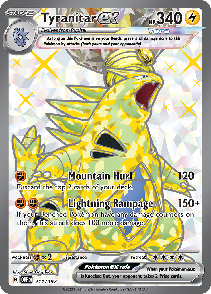 Tyranitar ex - 211/197