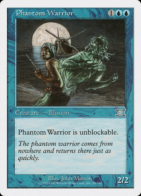 Phantom Warrior - Magic: The Gathering 6ED #85