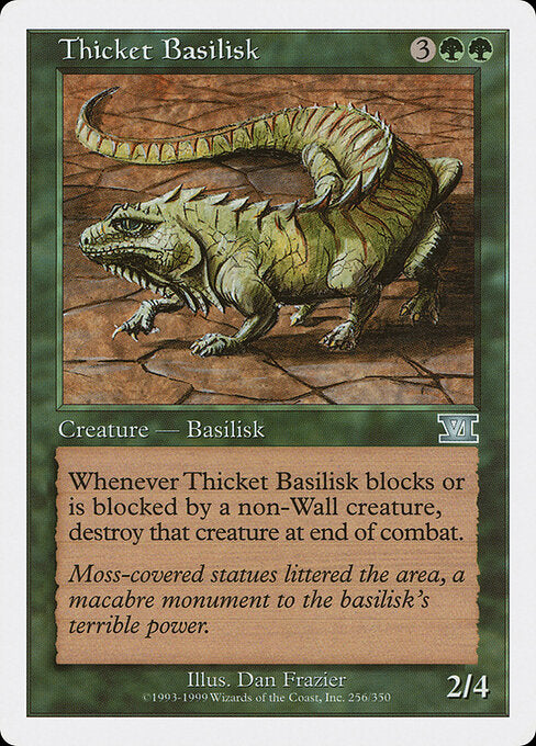 Thicket Basilisk - Magic: The Gathering 6ED #256