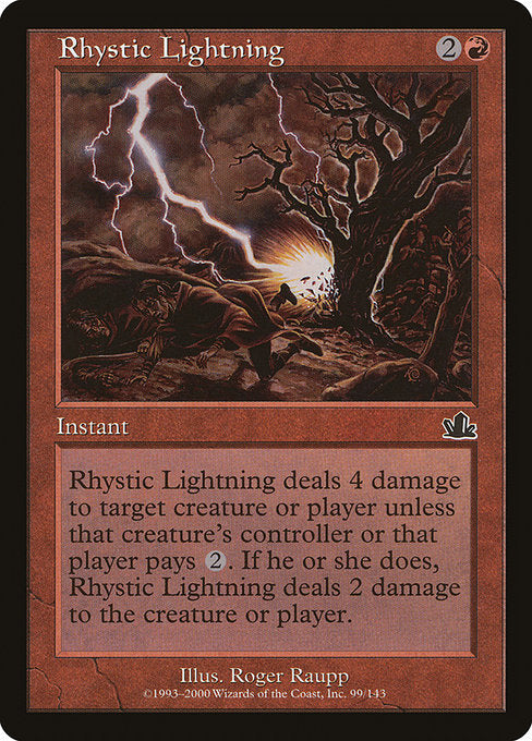 Rhystic Lightning Prophecy PCY
