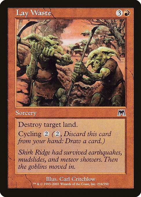 Lay Waste - Magic: The Gathering ONS #216