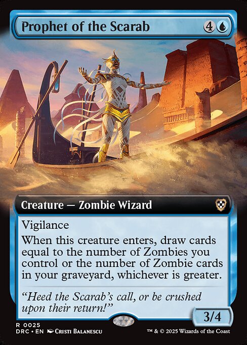 Prophet of the Scarab - Magic: The Gathering DRC #25