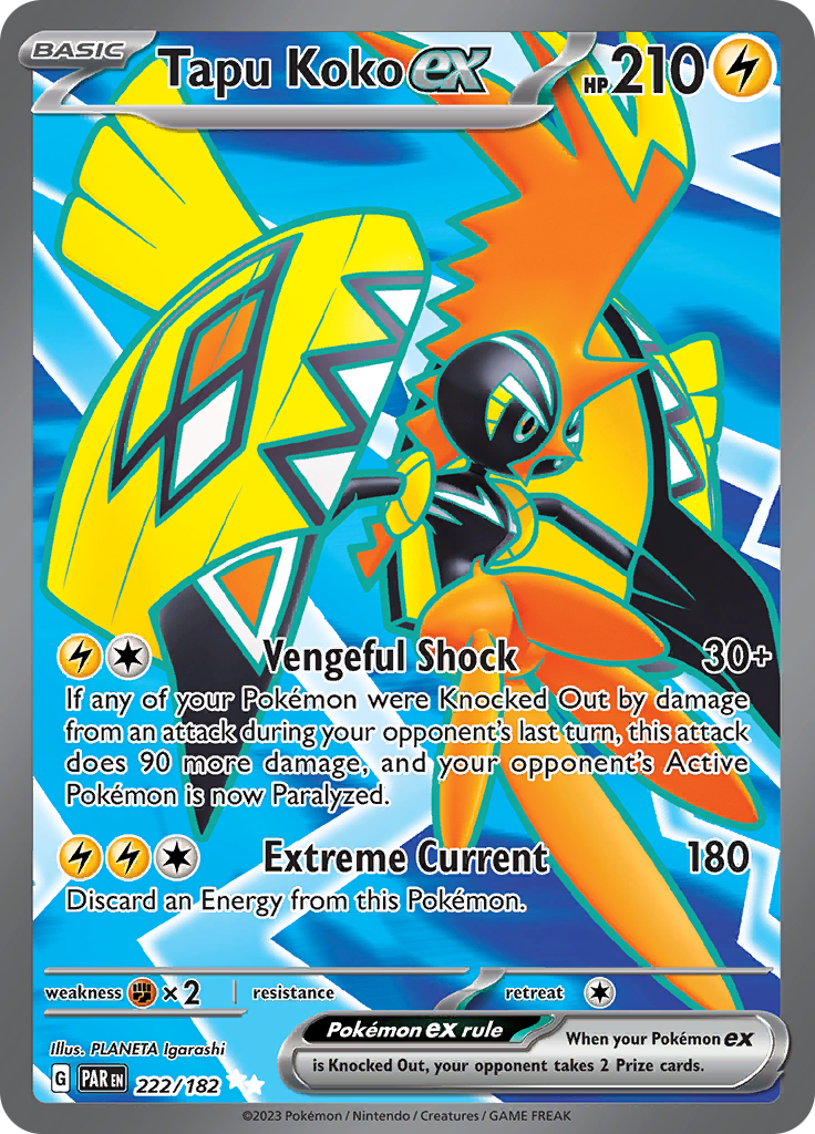 Tapu Koko ex - 222/182