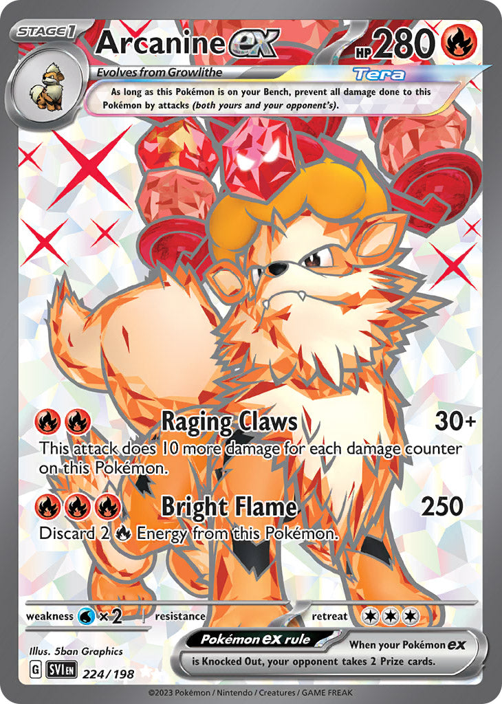 Arcanine ex - 224/198