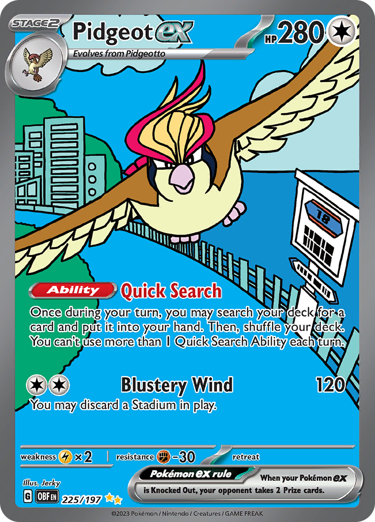 Pidgeot ex - 225/197