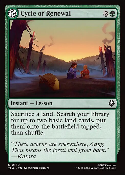 Cycle of Renewal - Magic: The Gathering TLA #170