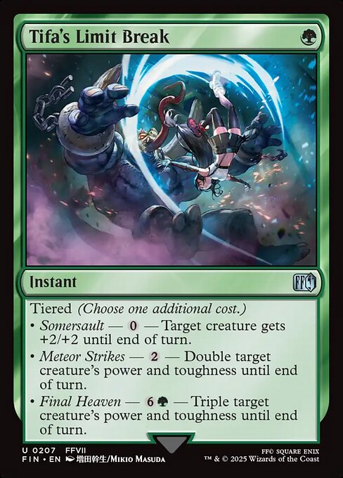 Tifa's Limit Break - Magic: The Gathering FIN #207