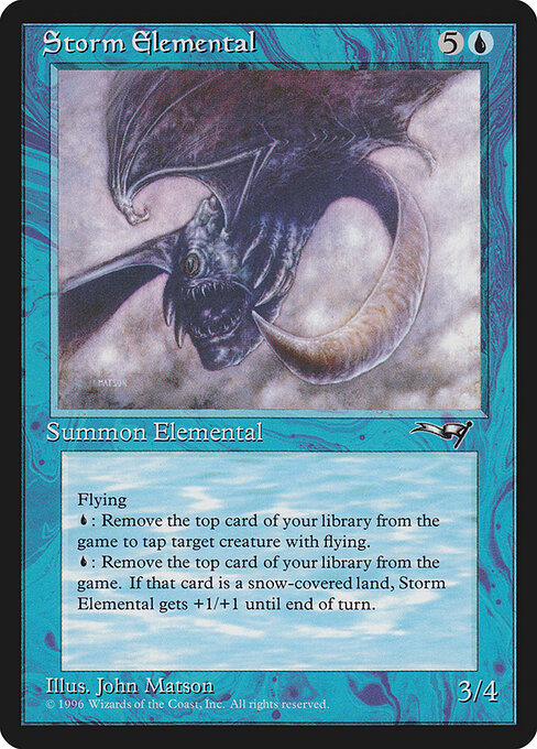 Storm Elemental - Magic: The Gathering ALL #37