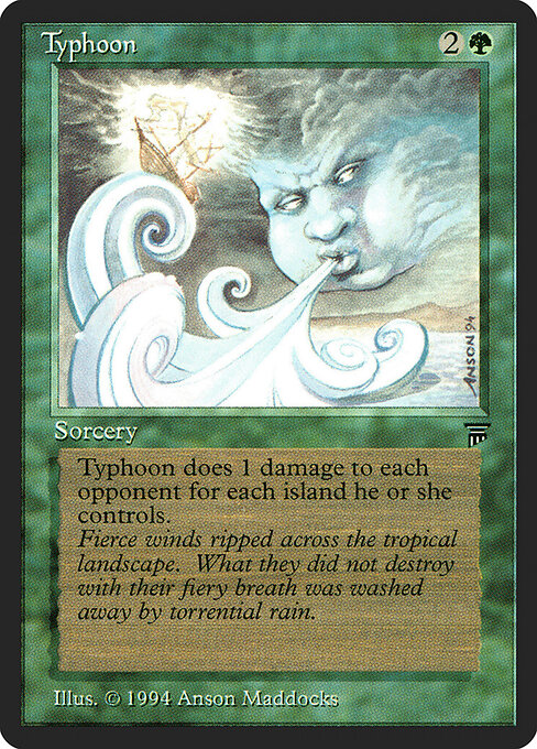 Typhoon - Magic: The Gathering LEG #209
