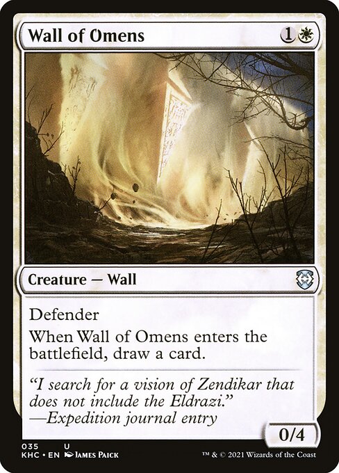 Wall of Omens - Magic: The Gathering KHC #35