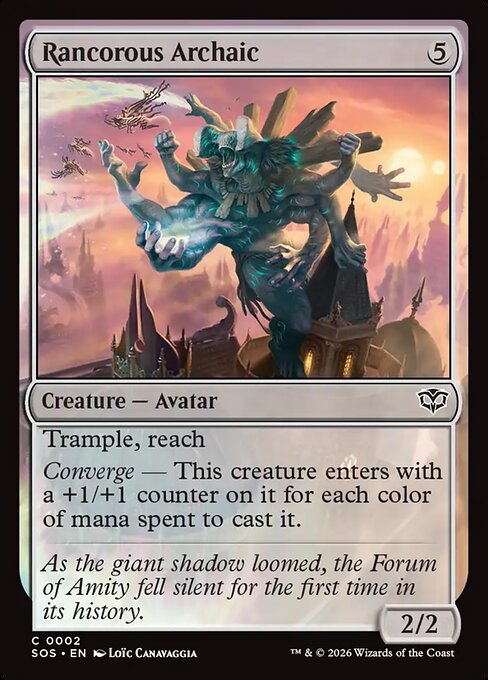 Rancorous Archaic - Magic: The Gathering SOS #2