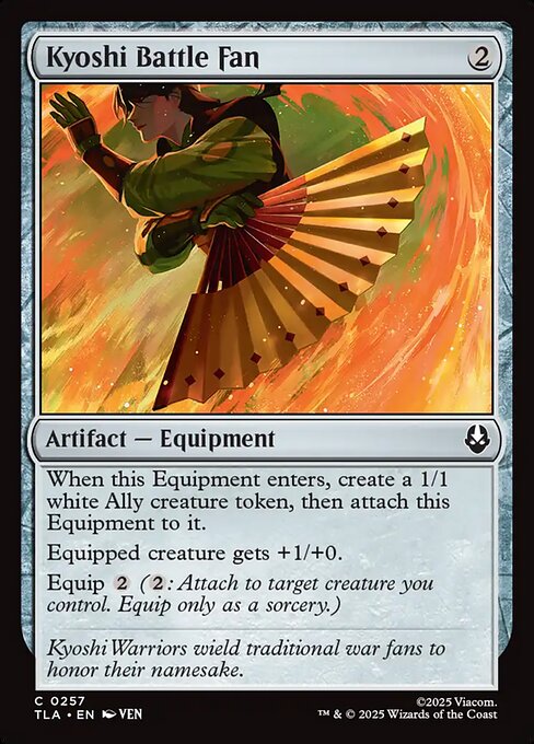Kyoshi Battle Fan - Magic: The Gathering TLA #257