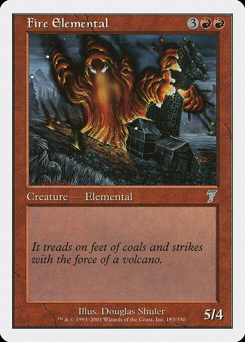 Fire Elemental - Magic: The Gathering 7ED #183